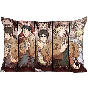 Attack On Titan Pillow: Characters And Their Titan Form