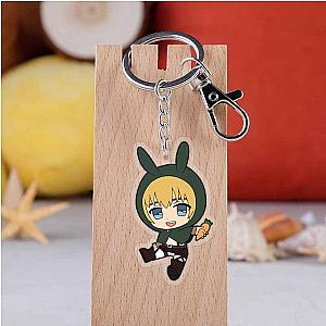 Attack on Titan Acrylic Keychain: Annie Leonhart Cat