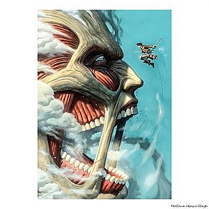 Attack on Titan Poster Merch: Eren Yeager And Titan