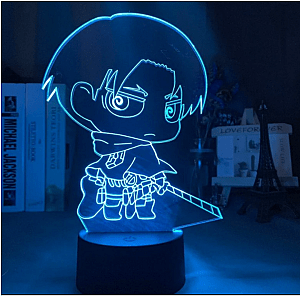 Attack On Titans: Levi Ackerman Chibi 3D LED Lamp