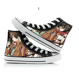 Attack on Titan Merch: Eren Yeager And Mikasa Ackerman Shoes