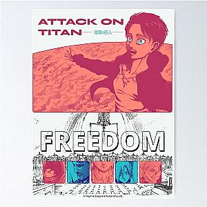 Attack on Titan Posters - Attack on Titan Freedom Poster Decor IP1511