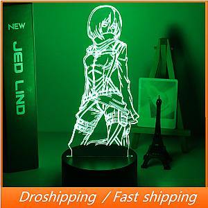 Attack on Titan: Mikasa Ackerman Led Lamp