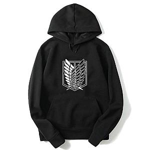 Attack on Titan Hoodie Merch - Scout Regiment Emblem Survey Corps Hoodie