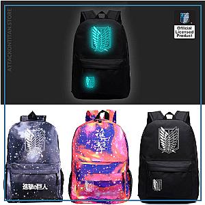 Attack on Titan Backpack - Back to School Luminous Backpack For Teenage