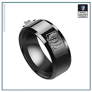 Anime Attack on Titan Rings - Levi Ackerman Cosplay Ring