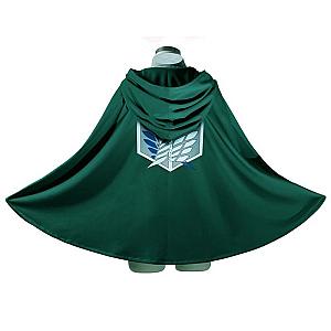 Attack On Titan Costume Green Cloak - Scout Legion Corp Cloak