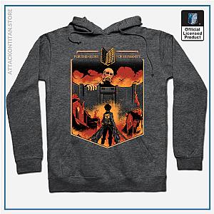 Attack on Titan Hoodie - Eren Yeager For The Glory of Humanity Hoodie