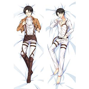 Attack on Titan Pillow Case Dakimakura - Bedding Pillows Cover Shingeki No Kyojin Levi Eren Mikasa &amp; More