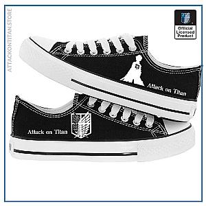 Attack on Titan Print Shoes - Casual Converse Shoes Low-Top