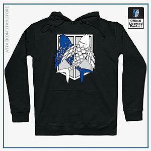 Attack on Titan Hoodie Merch - Survey Corps Fish of Freedom Hoodie