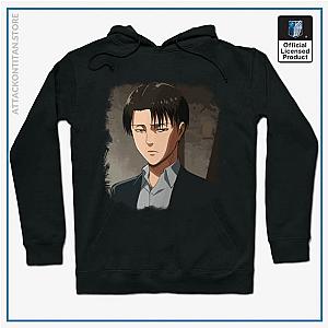 Attack on Titan Hoodie Merch - Levi Ackerman Anime Portrait Hoodie