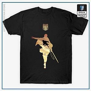 Attack on Titan Shirt Merch - Erwin Smith Back Reflexion Shirt