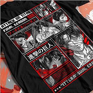 Attack On Titan Shirts – Levi Mikasa Eren AOT Final Season Special Classic T-Shirt