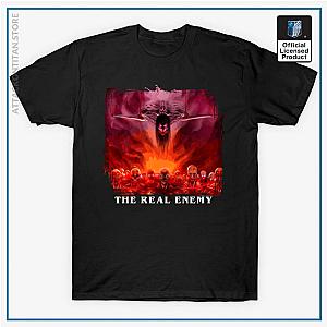 Attack on Titan Shirt Merch - Eren Yeager The Real Enemy Shirt