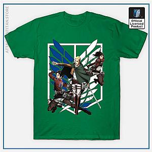 Attack on Titan Shirt Merch - The Trio Hange Levi Erwin Shirt