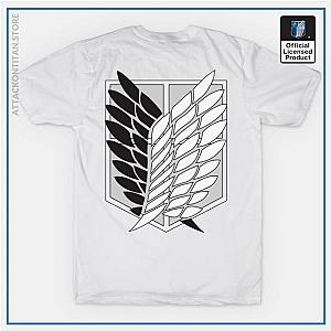 Attack on Titan Shirt - survey corps infront and back print Shirt