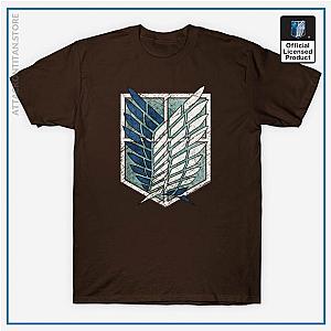 Attack on Titan Shirt - Ultra-Vintage wings of Freedom emblem V01 Shirt