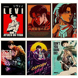 Attack On Titan Posters - Levil Ackerman Movie Wall Art Poster Decoration