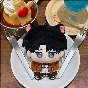 Attack on Titan Plushies - 10cm Cute Levi Ackerman Pendant Soft Plush