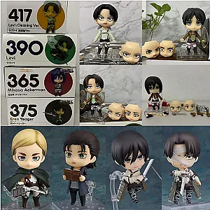 Attack on Titan Figures - Erwin Smith Levi Eren Jaeger Levi Ackerman Figure