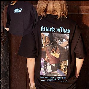 Attack On Titan Shirts - MIKASA Attack on Titan Season 1-3 Classic T-Shirt