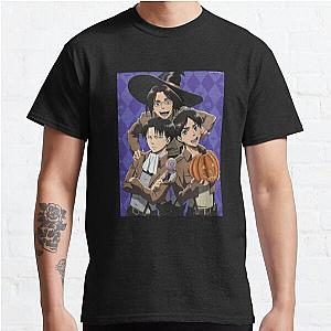 Attack On Titan Shirts - Mikasa Levi Eren Halloween Kawaii Classic T-Shirt