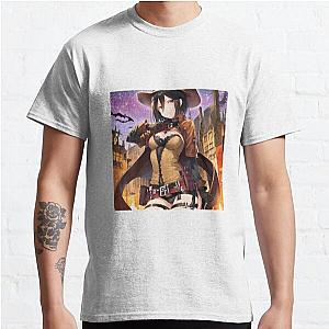 Attack On Titan Shirts - Mikasa Ackerman Cowgirl Halloween Kawaii Classic T-Shirt