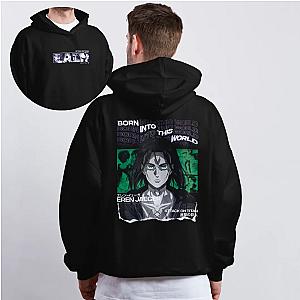 Attack On Titan Hoodies – Eren Jaeger Born Into This World Pullover Hoodie