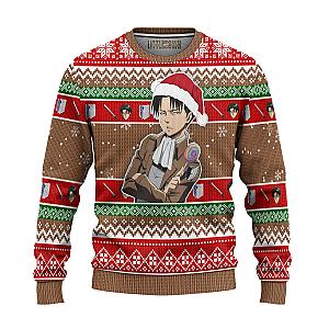 Levi Ackerman Ugly Sweater Anime Christmas