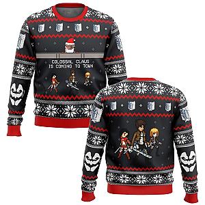 Colossal Claus Ugly Christmas Sweater Anime