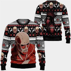 Giant Titan Ugly Christmas Sweater Anime