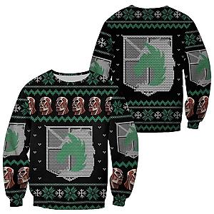 Ugly Christmas Sweater Military Badged Police Xmas