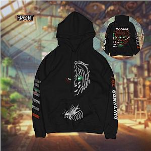 Attack On Titan Hoodies – Eren Titan Special Graphic Anime Pullover Hoodie