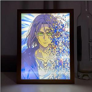 Attack on Titan Lamp - Eren Yeager Art Design 3 Colors Wood Photo Frame Light LED