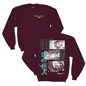 Attack On Titan Sweaters - Beast Titan Graphic Printed Sweater