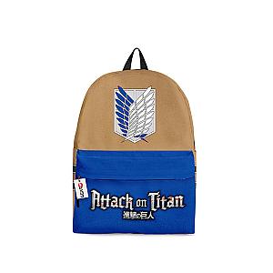 Attack On Titan Backpacks - Survey Corps Blue  Anime Backpack