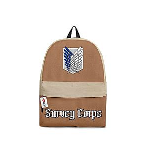 Attack On Titan Backpacks - Survey Corps Brown Anime Backpack