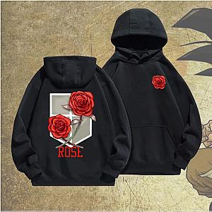 Attack On Titan Hoodies – Stationed Corps Rose Pullover Hoodie