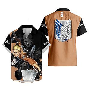 Attack On Titan Hawaiian T-shirts - Erwin Smith Hawaiian T-shirt IP2006