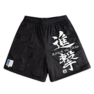 Attack On Titan Shorts - Attack On Titan Summer Fitness Shorts