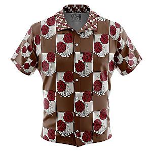 Attack On Titan Garrison Iconic Hawaiian Shirt