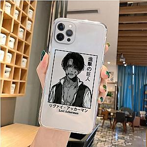 Attack On Titan Cases - Levi Ackerman Soft Clear Phone Case