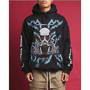 Attack On Titan Hoodies - Colossal Titan Vintage Hoodie