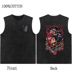 AOT Acid Wash Tanktop Eren Yeager Transformation