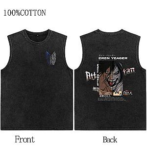 AOT Acid Wash Tanktop Eren Yeager Titan