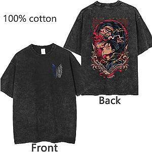 AOT Acid Wash T-shirt Eren Yeager Transformation