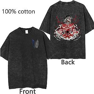 AOT Acid Wash T-shirt Eren Transformation