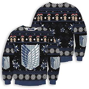 Levi Ackerman AOT Anime Ugly Xmas Sweater