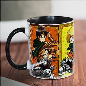 Attack On Titan Mugs - AOT Characters Colored Design Ceramic Mug